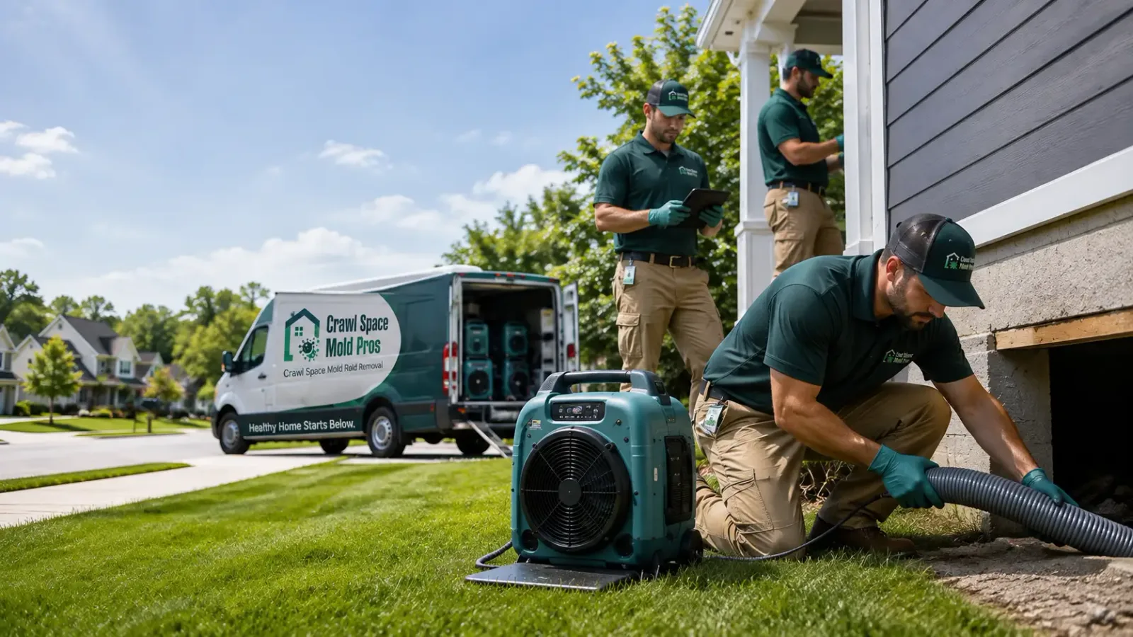 Crawl Space Mold Removal in Brayton, IA
